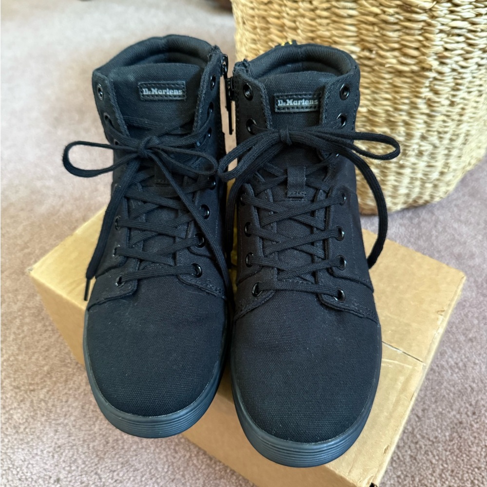 Dr. Martens Black Lace Up Boots